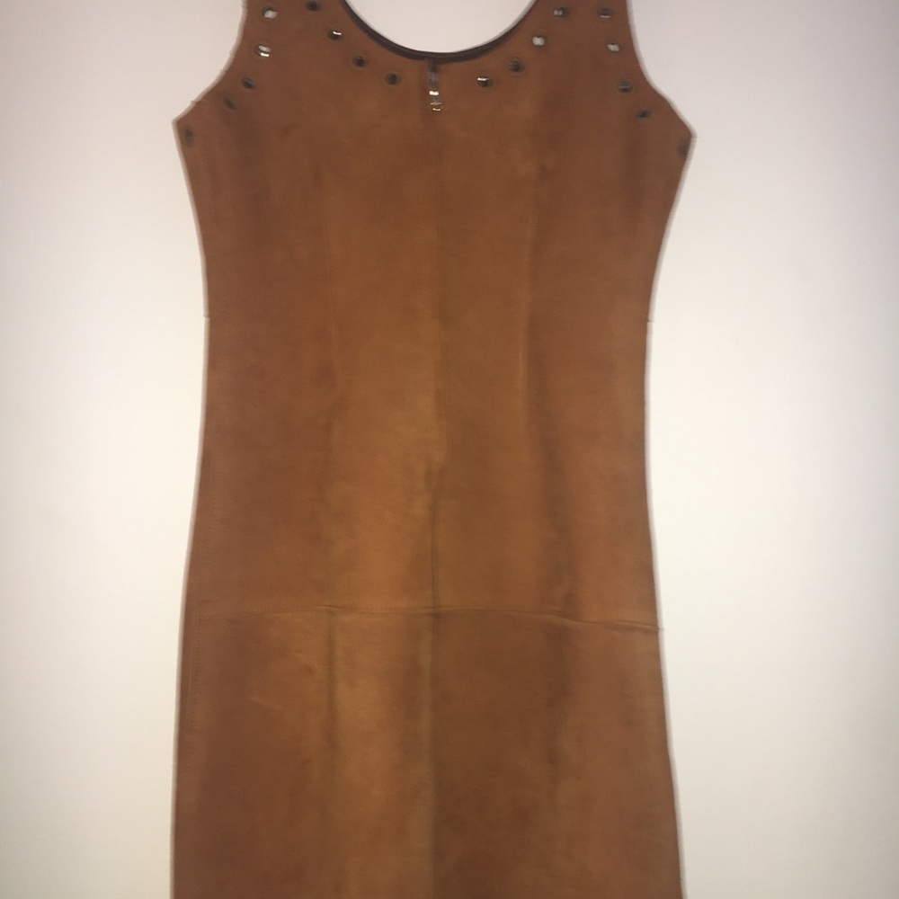 Phillip Lim brown suede tank dress.